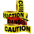 C.H. Hanson DANGER DO NOT ENTERRED TAPE 16005